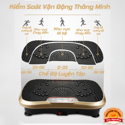 Máy Rung Massage Toàn Thân 99 Chế Độ Rung - Máy Tập Thể Dục Tại Nhà Thiết Bị Giảm Cân Hiệu Quả - Nhập Khẩu chính hãng