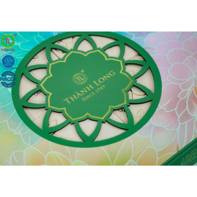 Bộ hộp Bánh trung thu 4 bánh 1 trứng 150g - Phát Đạt - Thành Long - 600g - VIỆT NAM