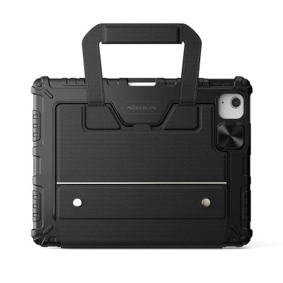 Bao da kèm Bàn Phím cho iPad Pro 11 M4 2024, iPad Pro 13 inch M4 2024, iPad Air 6 M2 11inch / Air4 / Air5 / Pro 11 inch M1-M2 hiệu Nillkin Carry Go Có Đèn Nền Tay Cầm Từ Tính Di Động/ Đèn nền 7 Màu/ Độ Sáng 4 Mức - Hàng chính hãng