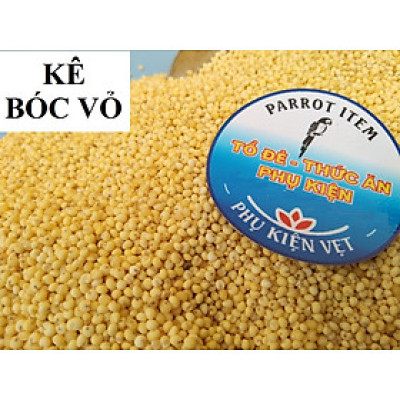 hạt kê bóc vỏ dùng cho chim ,vẹt ăn (người ăn được)