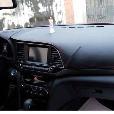 Thảm da Taplo vân carbon Cao cấp dành cho xe Toyota Vios 2017-2018