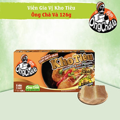 Viên Gia Vị Kho Tiêu Ông Chà Và Gold 126gr (Simmered with Pepper Seasoning Cubes)