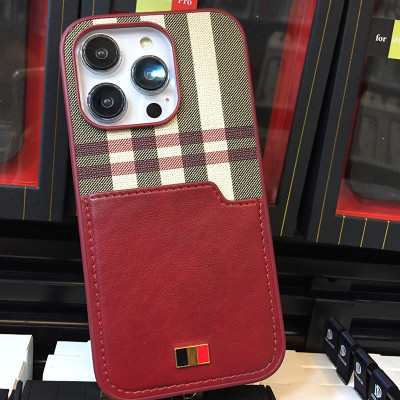 Ốp lưng dành cho iPhone 14 Pro Max, iPhone 14 Pro, iPhone 14 Plus, iPhone 14 hiệu Mentor VII Pocard da chống sốc, có ngăn cài thẻ, cao cấp - Hàng chính hãng