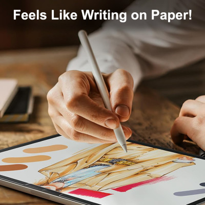 Dán Paper-Like (Matte Film) cho iPad Pro 11 inch M4/Pro 13inch M4 2024/ Air 6 11 M2/ Air 6 13inch M2 2024 Gucase dành cho viết vẽ - Hàng Nhập Khẩu