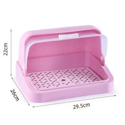 Khay úp ly, úp cốc có nắp ( giao màu ngẫu nhiên)