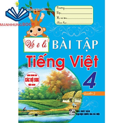 SÁCH - Vở ô li bài tập tiếng việt 4 - tập 2 (dùng chung cho các bộ sgk hiện hành)