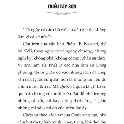 Chuyện Triều Tây Sơn - bản in 2024