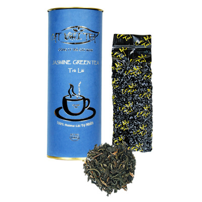 Trà Lon Truyền Thống - Trà Xanh Hương Lài Cat Nghi Tea (100g)