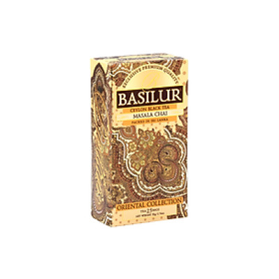 Trà đen Ceylon Basilur vùng Masala Chai – Bộ sưu tập Phương Đông – túi lọc 50g