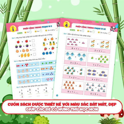 Sách - Phiếu Luyện Toán Tư Duy Cùng Gấu Kiki 5 - Làm Quen Với Phép Tính - Megabook