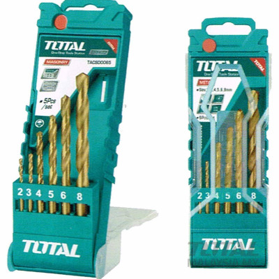 BỘ MŨI KHOAN KIM LOẠI HSS 6 CHI TIẾT TOTAL TACSD0065