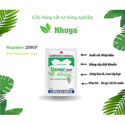 Thuốc trừ bệnh Starner 20WP 100gr Đằng cấp Diệt Khuẩn