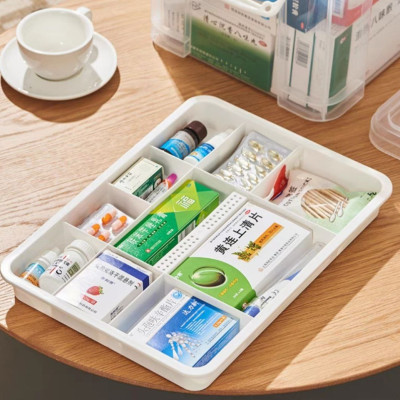 Hộp Đựng Thuốc Gia Đình, 2 Tầng Có Quai Xách Nhựa Mika Trong Suốt Nhìn Dõ Đồ Vật  Tủ Thuốc Đựng Dụng Cụ Y Tế Mẫu Mới Tiện Lợi