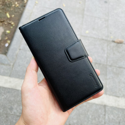 Bao da cho Realme C30s Hanman quai cài, có ngăn đựng thẻ và tiền tiện lợi - Hàng nhập khẩu