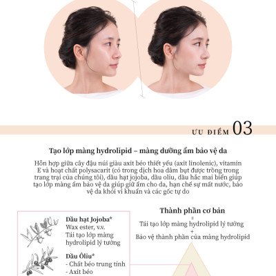 Make Up Cream On The Go (30 gói Shachet) - Kem nền hữu cơ đa năng naturaglacé Make Up Cream (02 - Màu be tự nhiên)