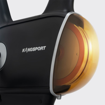 Xe đạp tập KINGSPORT Creative E-03 Black thiết kế thời trang sang trọng, bánh đà kép 7kg với 32 cấp độ kháng lực, cân nặng phù hợp từ dưới 85-90kg