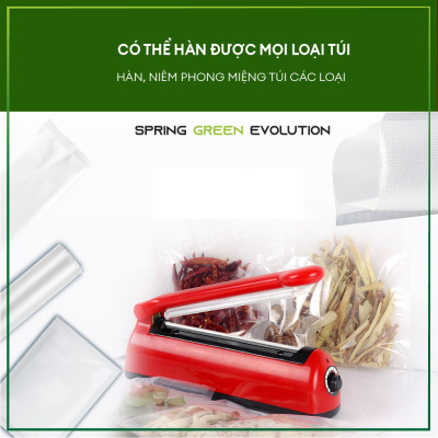 Máy hàn miệng túi đa năng HS40, dùng được cho mọi loại túi, phù hợp nhu cầu gia đình, hộ kinh doanh. Hàng chính hãng Thái Lan 