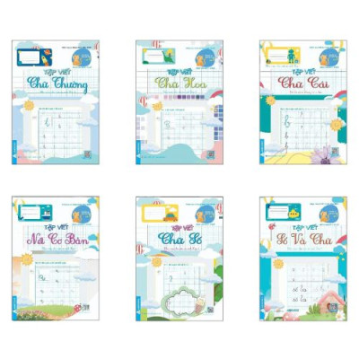 Sách - Chuẩn Bị Cho Bé Vào Lớp 1 - Tập Viết Bộ 10 Quyển - ABBOOKS