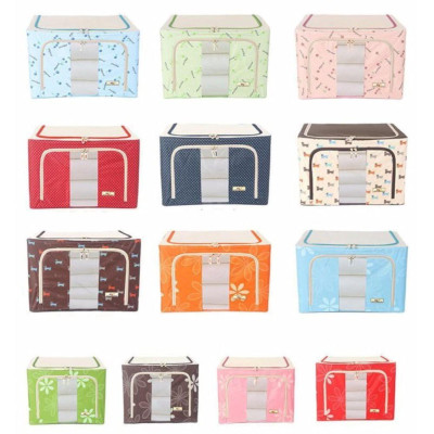 Túi đựng chăn màn khung sắt cao cấp - Tặng kèm 1 khăn lau mặt 