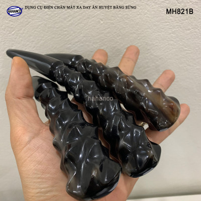 Dụng cụ điện chẩn khía đẹp mắt bằng sừng (MH821B) MÁT XA DAY ẤN HUYỆT GAN /MẬT, đả thông kinh mạch