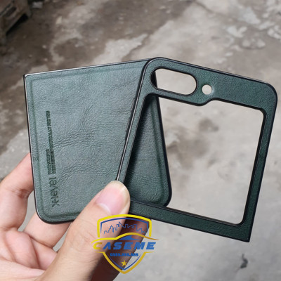 Ốp lưng da dành cho Samsung Galaxy Z Flip5/Z Flip6 hàng chính hãng X-Level cao cấp - Hàng Chính Hãng