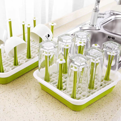 KHAY ÚP LY CỐC / ÚP BÁT ĐĨA 2 TẦNG CÓ KHAY HỨNG NƯỚC SỬ DỤNG RẤT LINH HOẠT ĐA NĂNG ( MẪU MỚI 2025 )