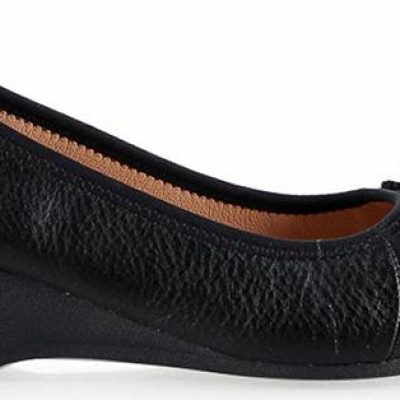 Giày Nữ Da Dò 3 Phân Huy Hoàng HT7939 - Đen