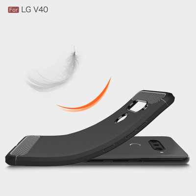 Ốp lưng chống sốc cho LG V40 hiệu Likgus (chuẩn quân đội, chống va đập, chống vân tay) - Hàng nhập khẩu