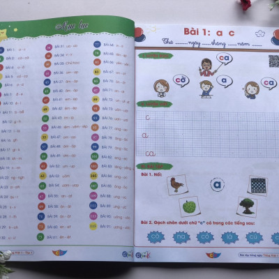 Sách - Combo Bài Tập Hằng Ngày Toán và Tiếng Việt Lớp 1 - Cánh Diều - Tập 1,2 (2 cuốn)