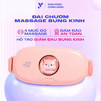 Máy massage làm ấm bụng kinh, Đai chườm nóng giảm đau bụng kinh, Đai đeo làm ấm bụng