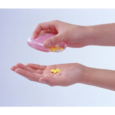 Hộp đựng thuốc viên bỏ túi dạng tròn inomata hàng nội địa Nhật Bản