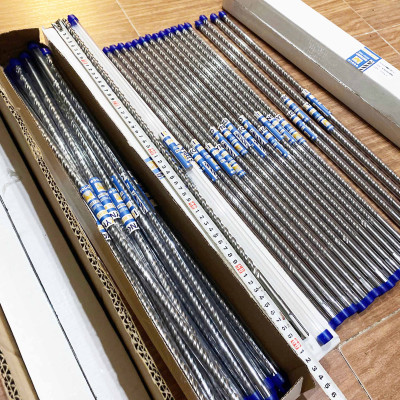 Phi Ø 10 dài 600mm 60cm mũi khoan bê tông SDS xuyên tường đầu thập 4 cạnh KYNKO MKBTXT- 10600