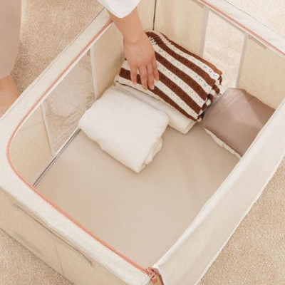 Túi chăn màn khung sắt xuất khẩu Hàn Quốc, Túi đựng chăn mền quần áo cao cấp chính hãng D Danido