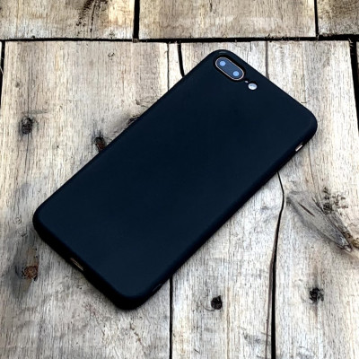 Ốp lưng dẻo mỏng màu đen dành cho iPhone 7 Plus / 8 Plus - Hàng chính hãng