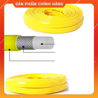 Bộ dây vòi xịt nước ️ , tăng áp 3 lần, loại 7m, 10m 206701-2 đầu đồng,cút,nối đen+ móc khoá
