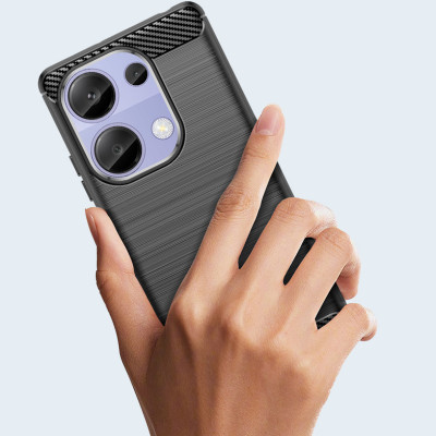 Ốp lưng chống sốc vân kim loại cho Xiaomi Redmi Note 13 Pro 4G hiệu Likgus (chuẩn quân đội, chống va đập, chống vân tay) - hàng nhập khẩu