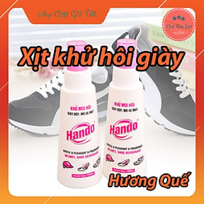 [Hương Quế] Chai xịt khử mùi hôi chân hôi giày Hando 120ml