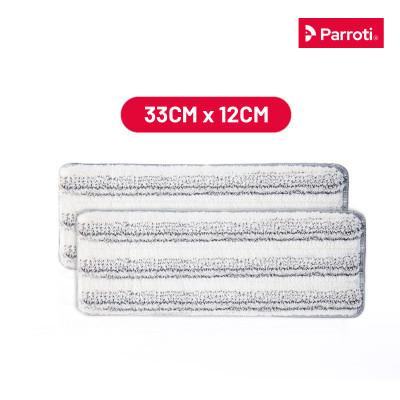 Combo 2 Miếng Lau Nhà Thế Hệ Mới Parroti Pro PAD2-PR01 - Kích Thước 33 x12 CM (Chỉ dùng được cho Bộ lau nhà Parroti Pro)