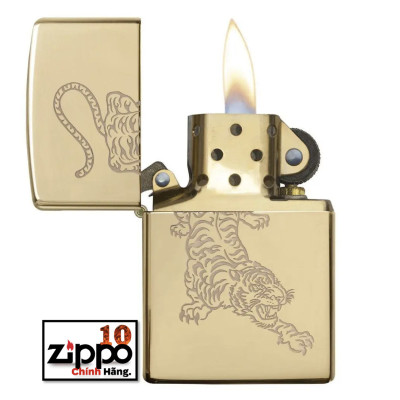 Bật lửa ZIPPO 29884 Tiger Design - Chính hãng 100%