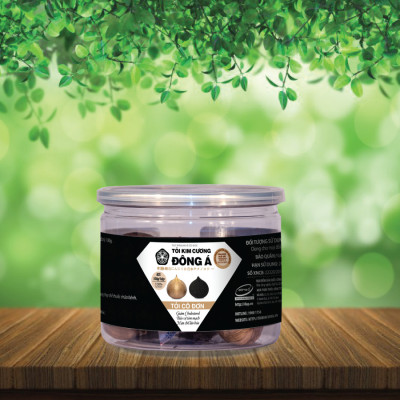 Tỏi Kim Cương Đông Á Hộp 100g - Tỏi đen cô đơn SX theo công nghệ chuyển giao từ Nhật Bản - Hỗ trợ ổn định huyết áp, tăng cường đề kháng