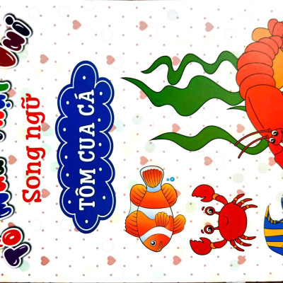 Combo Tô Màu Thật Vui - Song Ngữ (Bộ 10 Cuốn + Tặng Hộp Sáp Màu)