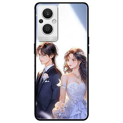 Ốp lưng cho Oppo Reno 2Z - 2F - Reno 6Z - Reno 7Z 5G - 8Z 5G - Reno 8T 4G - Reno 8T 5G - Cặp Đôi Cưới Nhau - Hàng Chính Hãng
