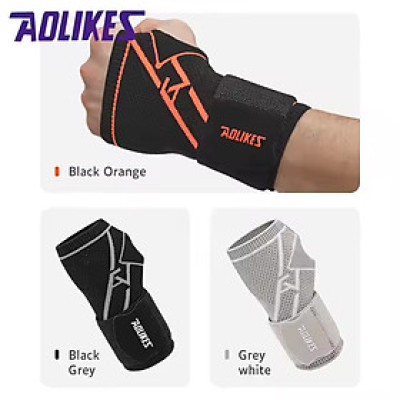 Băng quấn cổ tay AOLIKES A-8201 Bảo vệ và hỗ trợ cổ tay tối ưu - (1 chiếc)