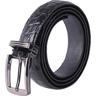 Thắt Lưng Nữ Da Cá Sấu Huy Hoàng HT5201 - Đen