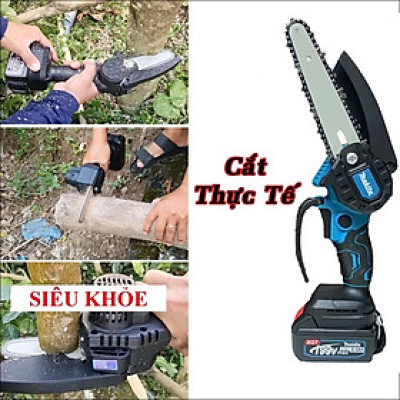 Máy Cưa Pin Cầm Tay 6 Inch 3000W mini Cao Câp cưa Gỗ Tỉa Cây Cảnh Khai Thác Vườn Tiện Dụng Loại Tốt