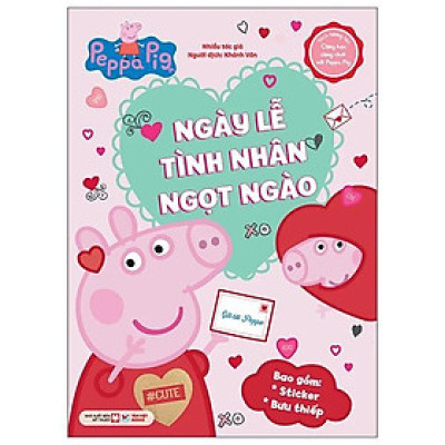 Sách Tương Tác - Cùng Học Cùng Chơi Với Peppa Pig - Ngày Lễ Tình Nhân Ngọt Ngào - Bản Quyền