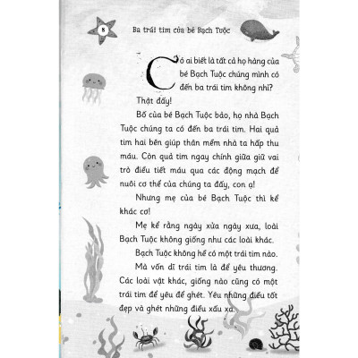 Sách - Ba Trái Tim Của Của Bạch Tuộc - Truyện Đồng Thoại - NXB Phụ Nữ