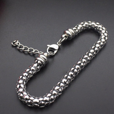 Lắc tay nam Hàn Quốc LT143 - Màu bạc