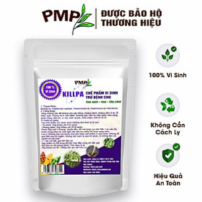 Chế phẩm vi sinh Killpa PMP trừ bệnh, kháng nấm cho rau sạch, hoa, cây cảnh, an toàn, hiệu quả