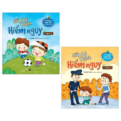 Combo Giúp Bé Tránh Hiểm Nguy - Lớp Lá 1 Và 2 (Bộ 2 Cuốn)